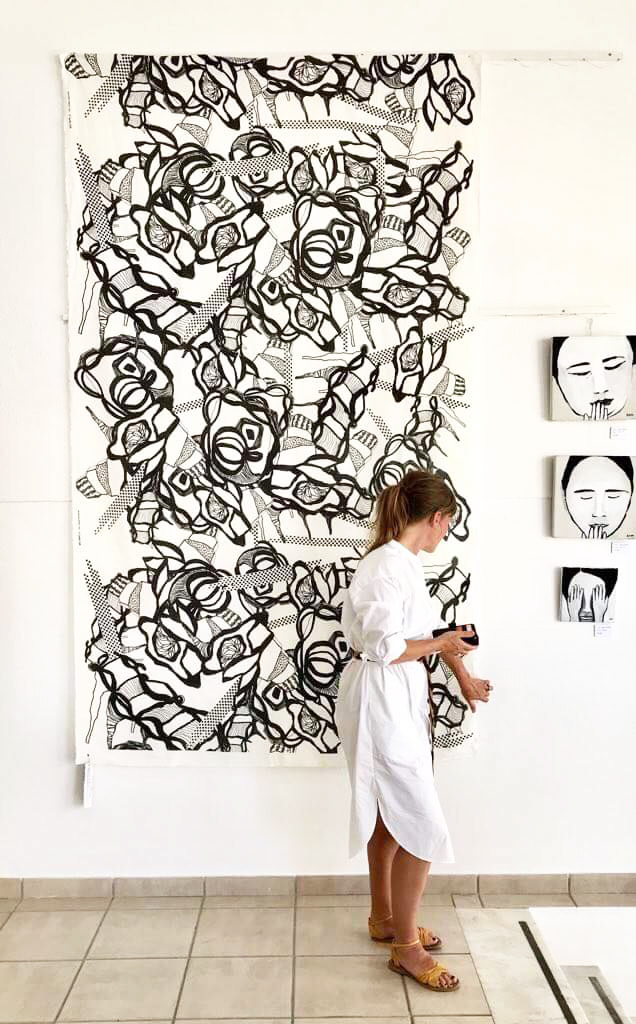 Textildesign hos BAM Art Gallery, Albufeira